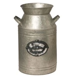 15" Garden Accents Antique Milk Can