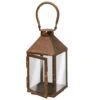 National Tree Company Rusted Lantern Hanging Decoration, Metal, Spring Collection, 6 Inches