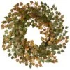 National Tree Company Artificial Autumn Wreath, Decorated With Ivy, Autumn Collection, 24 In