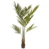 National Tree Company Artificial Potted Tree, Kentia Palm, Decorated With Leaves, Simulated Soil, Includes Black Pot Base, Spring Collection, 4 Feet