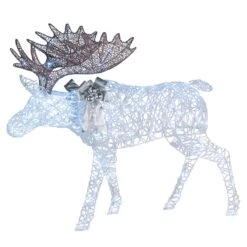 50" Pre-lit Moose Decoration