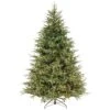 Pre-Lit 'Feel Real' Artificial Full Christmas Tree, Green, Frasier Grande, White Lights, Includes Stand, 7.5 Feet